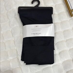 Lane Bryant Black Solid Leggings